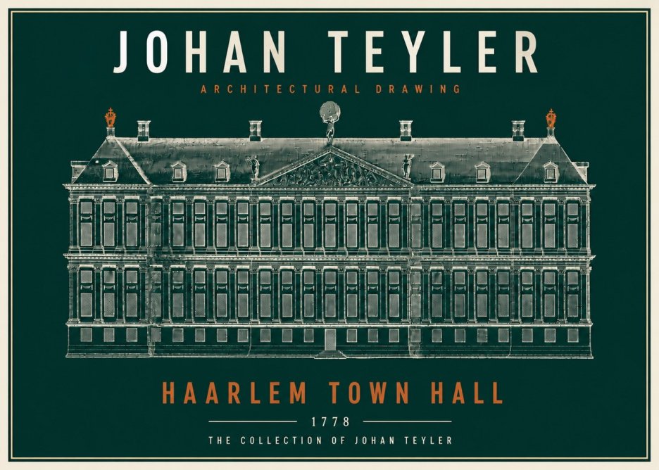 Johan Teyler Haarlem Town Hall - Elevation - 1778 No4 - Juliste