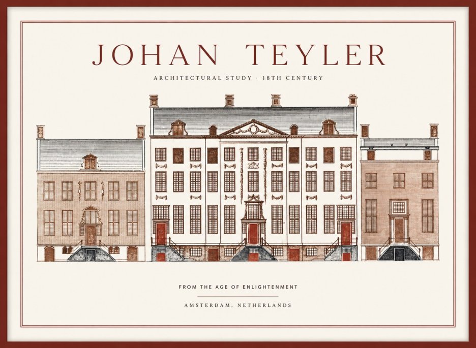 Johan Teyler Architectural Study VII No1 - Juliste