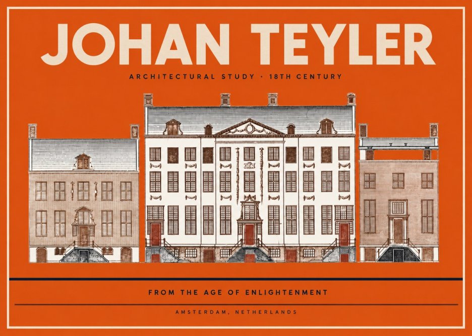 Johan Teyler Architectural Study VII No2 - Juliste