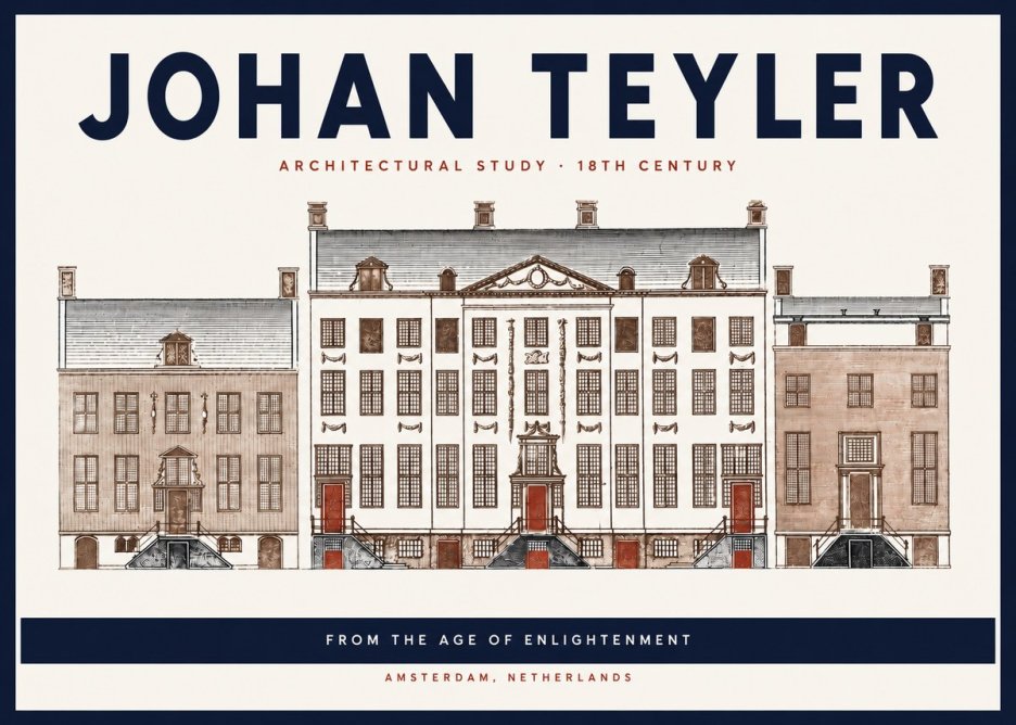Johan Teyler Architectural Study VII No3 - Juliste