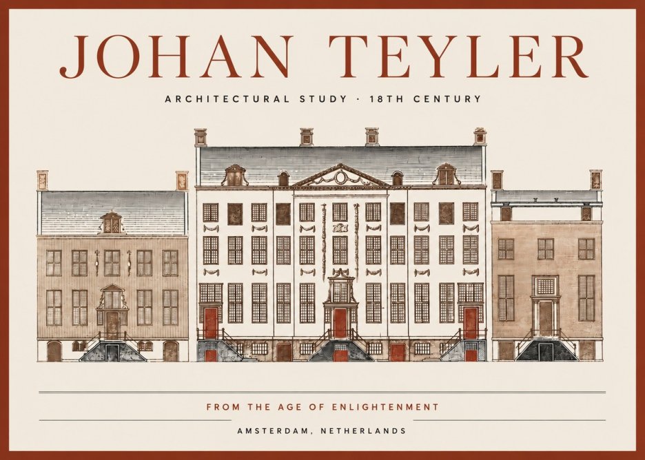 Johan Teyler Architectural Study VII No4 - Juliste