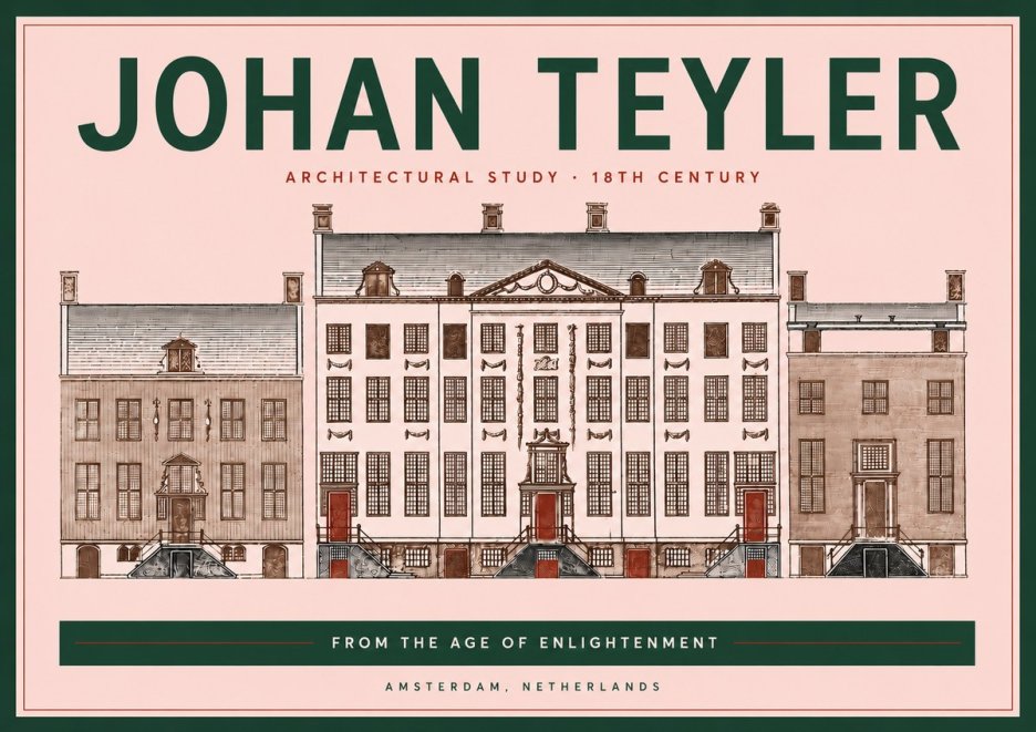 Johan Teyler Architectural Study VII No5 - Juliste