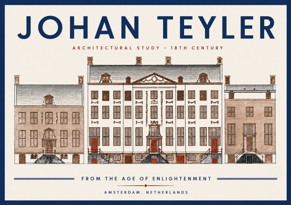 Johan Teyler Architectural Study VII No6 - Juliste