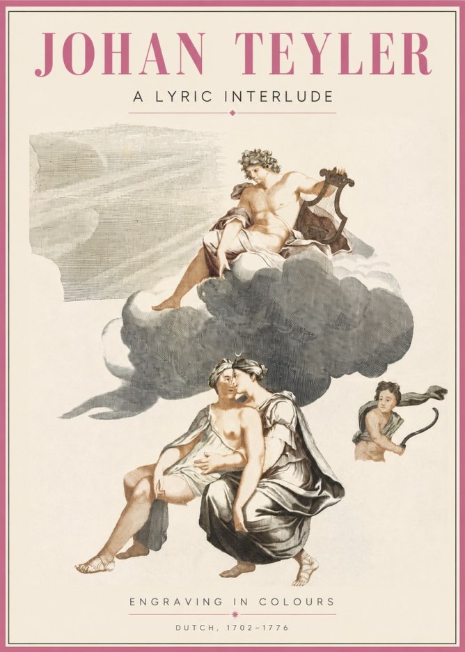 Johan Teyler Allegory of Music and Love No4 - Juliste