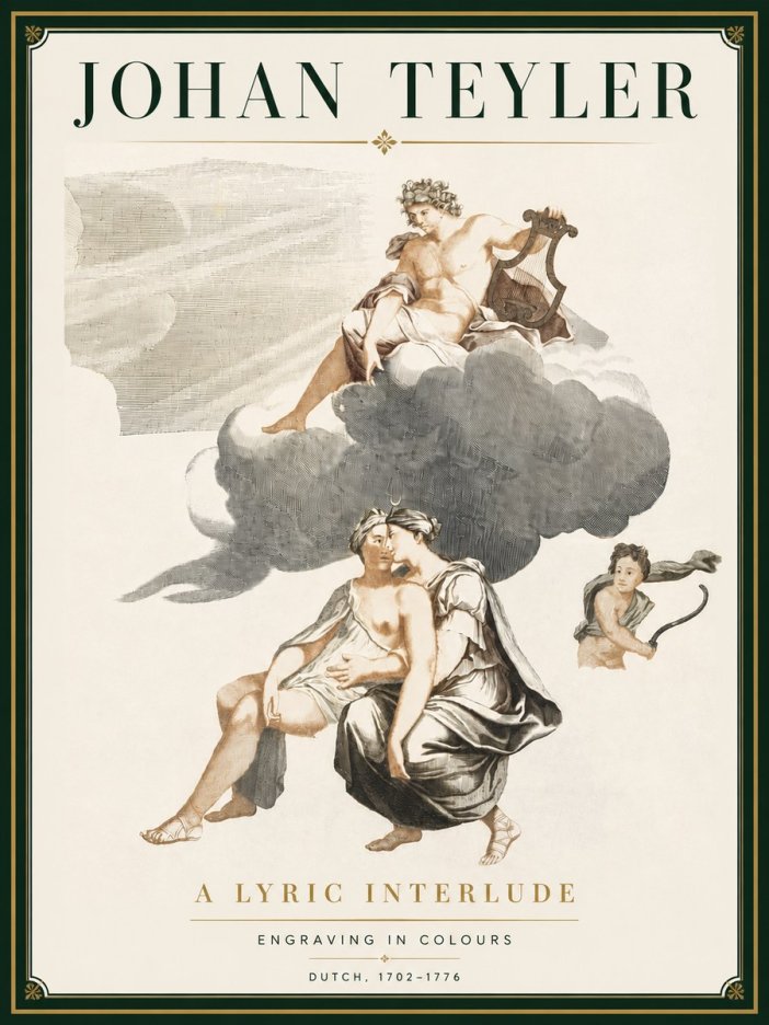 Johan Teyler Allegory of Music and Love No5 - Juliste