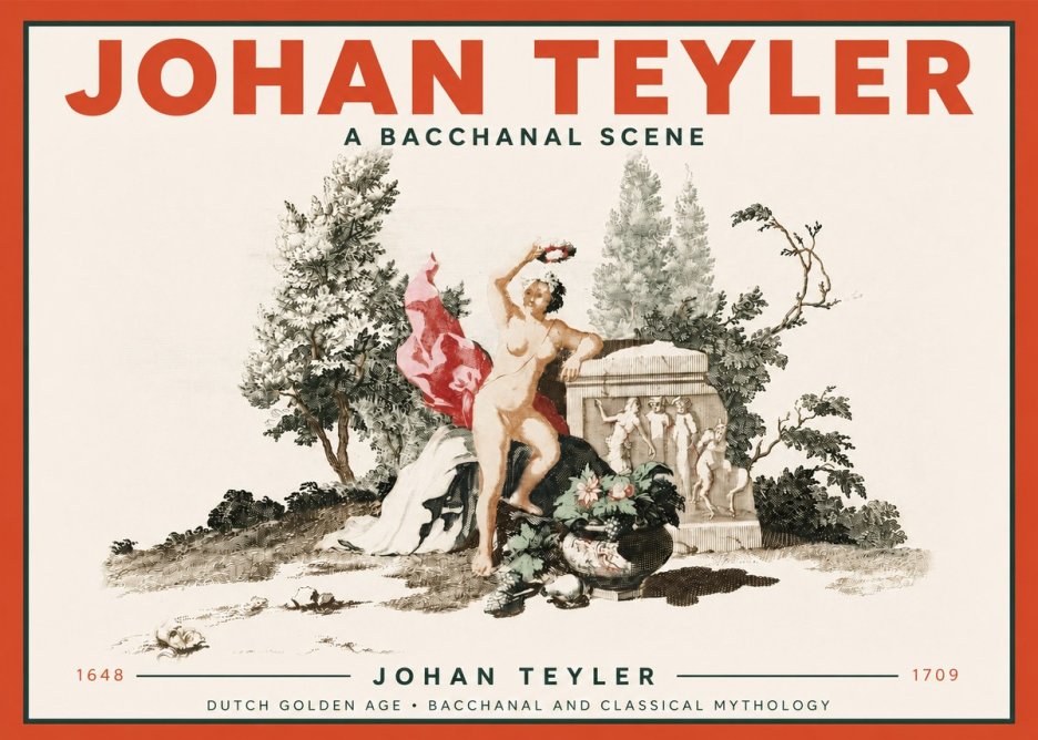 Johan Teyler A Bacchanal Scene No4 - Juliste