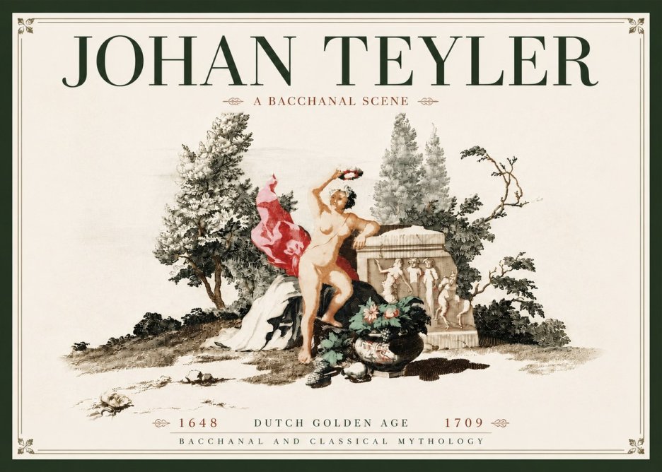 Johan Teyler A Bacchanal Scene No5 - Juliste