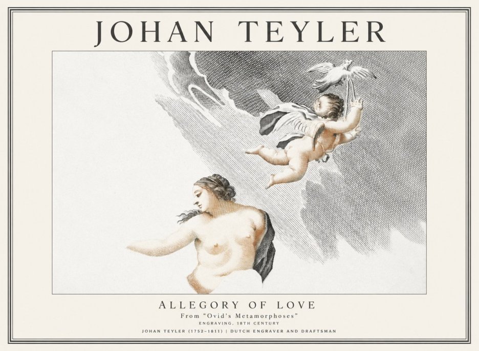 Johan Teyler Allegory of Love No1 - Juliste