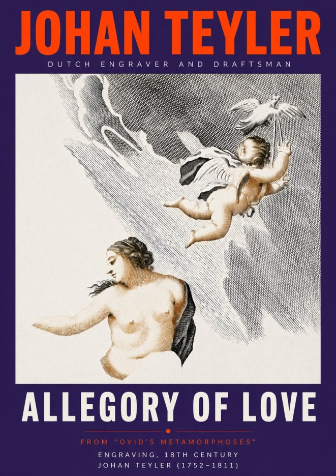 Johan Teyler Allegory of Love No5 - Juliste