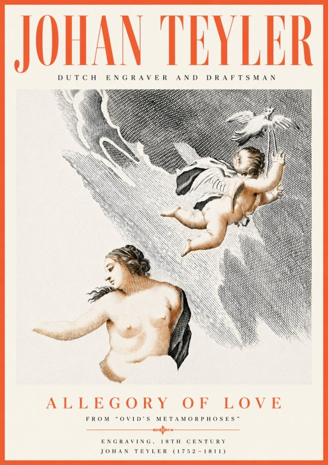 Johan Teyler Allegory of Love No6 - Juliste