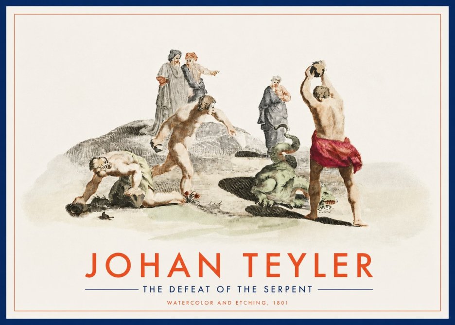 Johan Teyler Study of Ulysses and Polyphemus No3 - Juliste