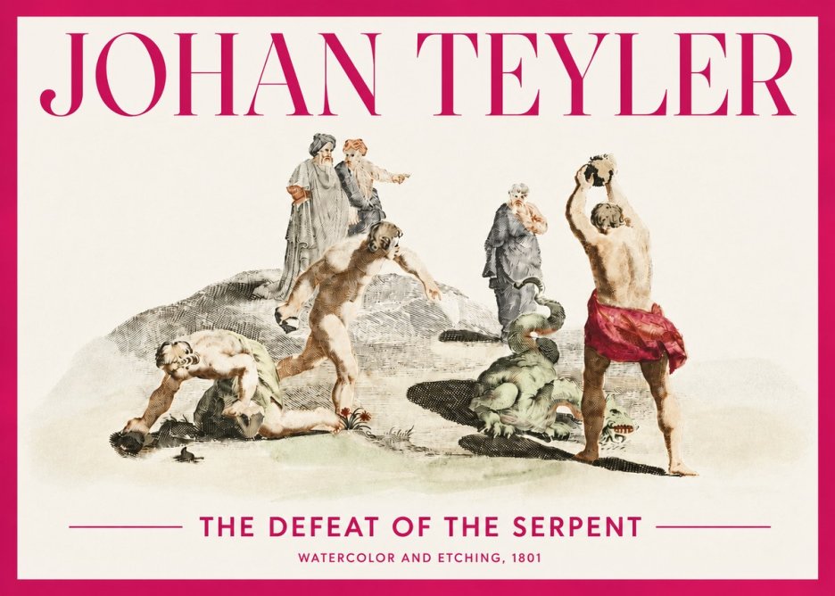 Johan Teyler Study of Ulysses and Polyphemus No4 - Juliste