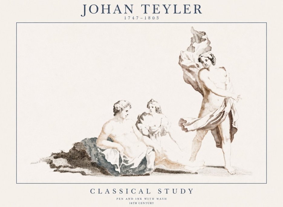 Johan Teyler Classical Study I No1 - Juliste