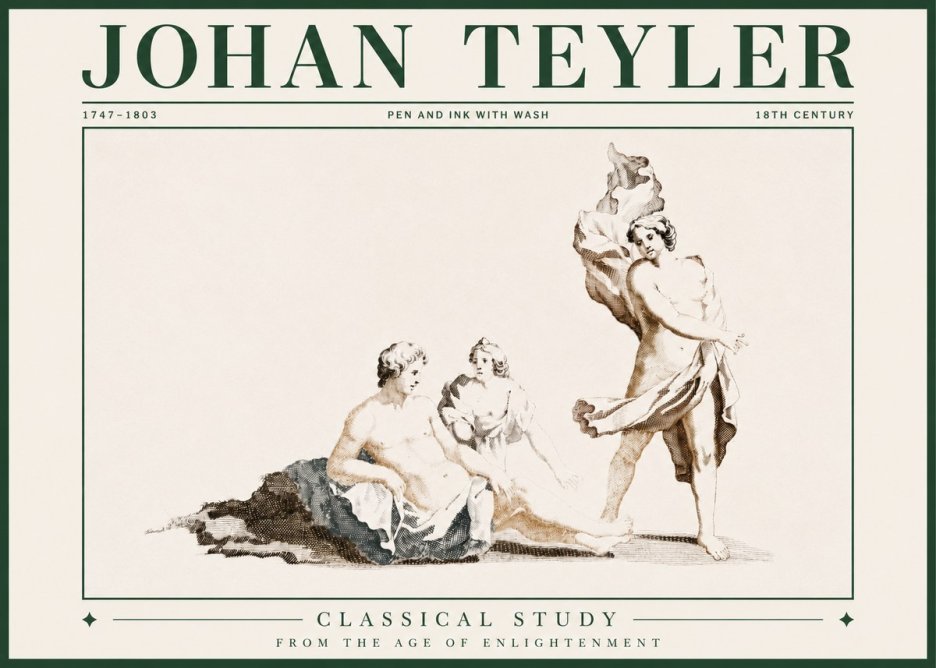 Johan Teyler Classical Study I No3 - Juliste