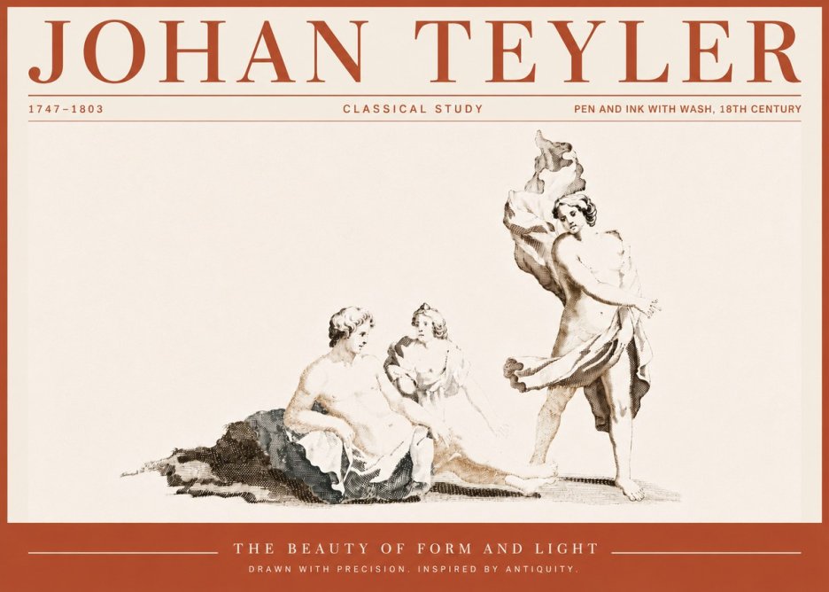 Johan Teyler Classical Study I No6 - Juliste
