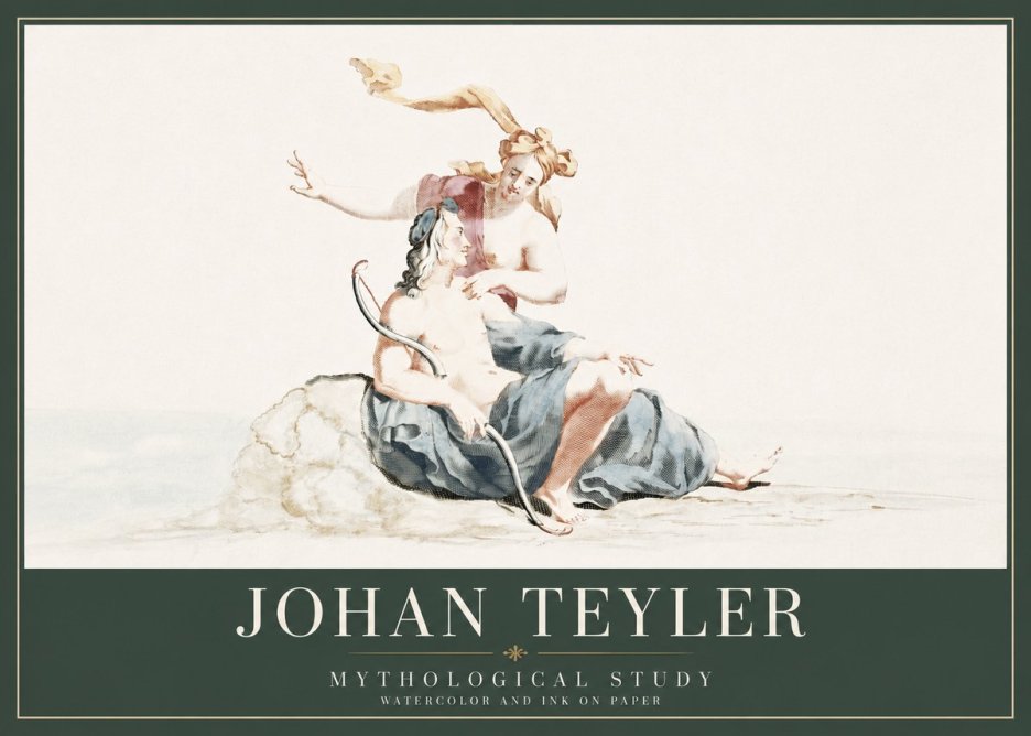 Johan Teyler Mythological Study No3 - Juliste