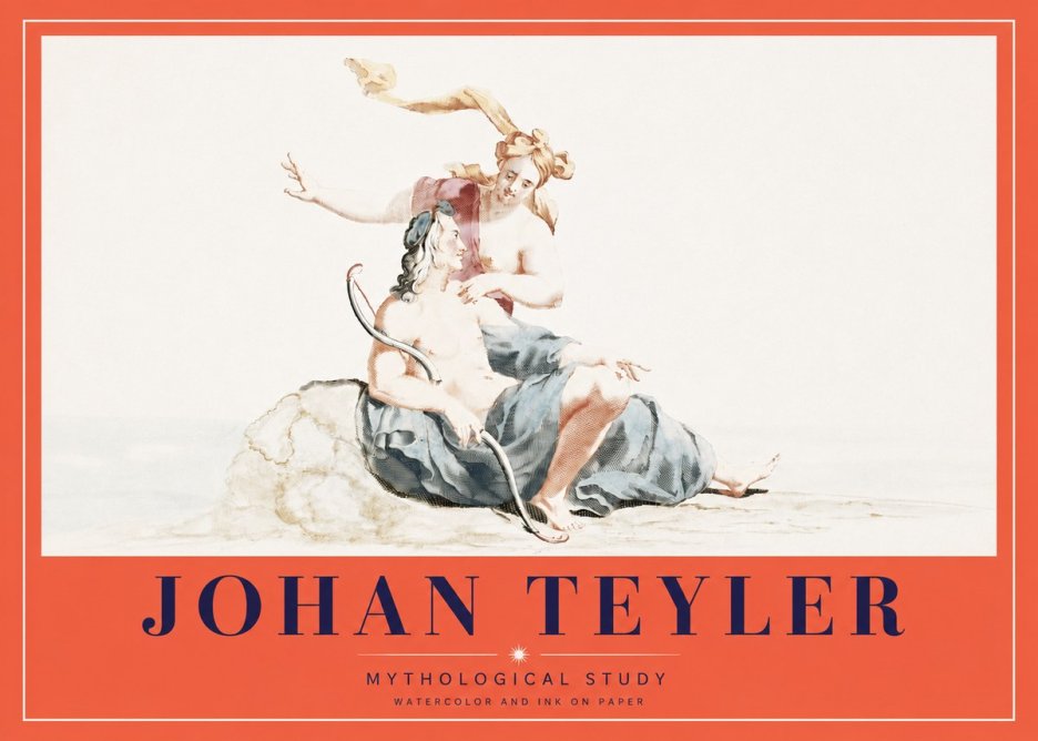 Johan Teyler Mythological Study No4 - Juliste