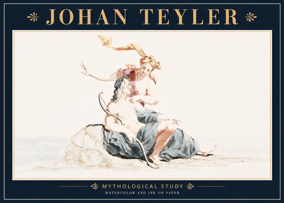 Johan Teyler Mythological Study No5 - Juliste