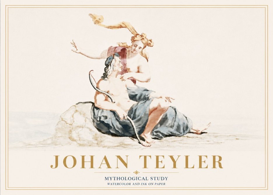Johan Teyler Mythological Study No6 - Juliste