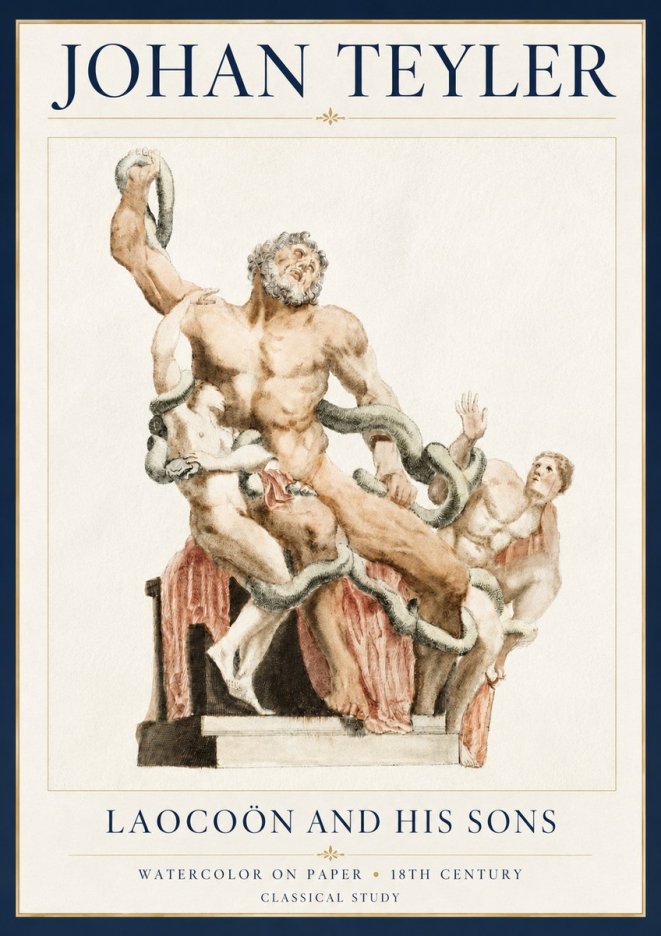 Johan Teyler The Laocoön Group No5 - Juliste