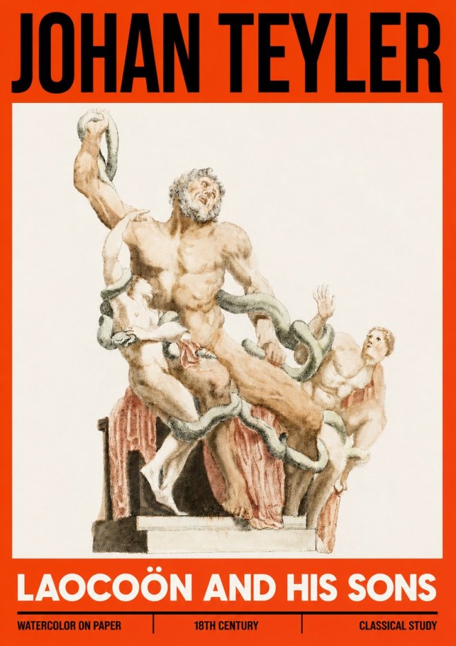 Johan Teyler The Laocoön Group No6 - Juliste