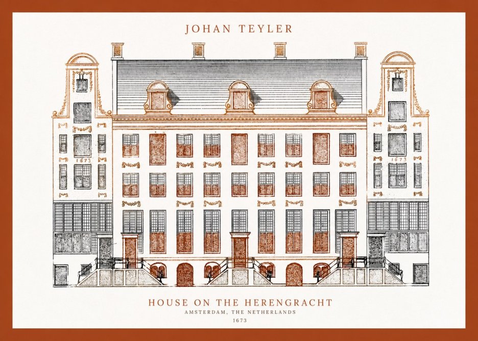 Johan Teyler Architectural Study VIII No4 - Juliste