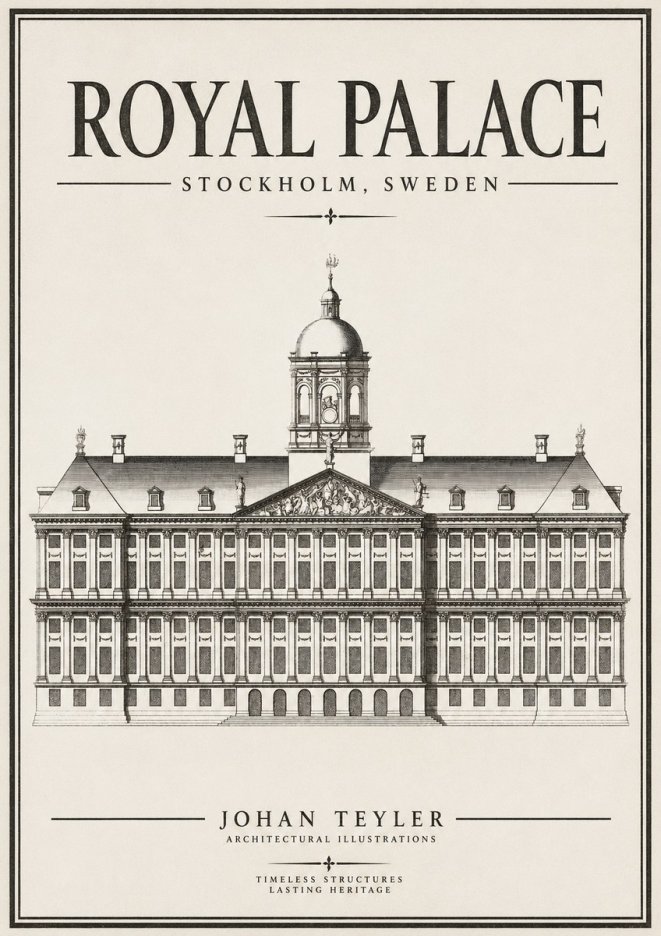 Johan Teyler Royal Palace No2 - Juliste