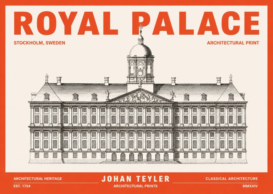 Johan Teyler Royal Palace No3 - Juliste