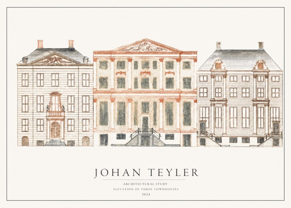 Johan Teyler Architectural Study IX No2 - Juliste