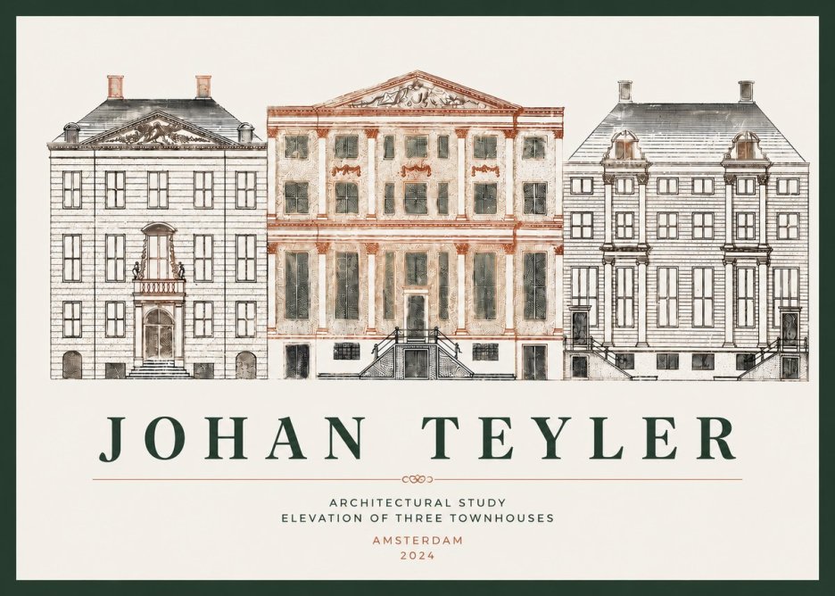 Johan Teyler Architectural Study IX No4 - Juliste