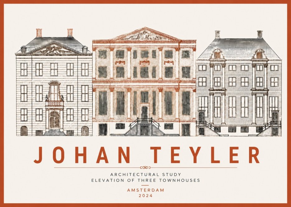 Johan Teyler Architectural Study IX No6 - Juliste