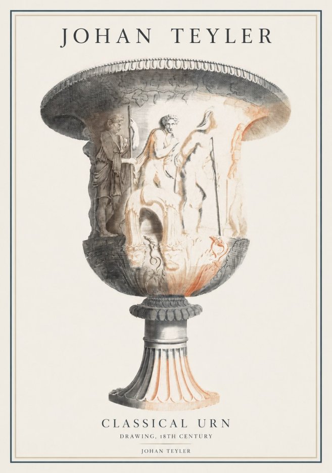 Johan Teyler Classical Urn No1 - Juliste