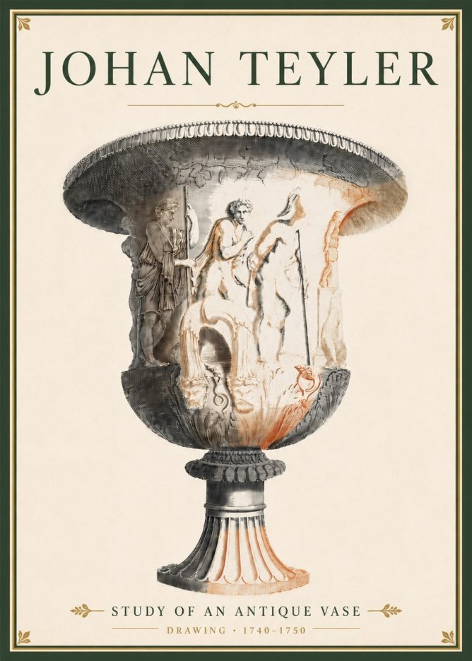 Johan Teyler Classical Urn No5 - Juliste