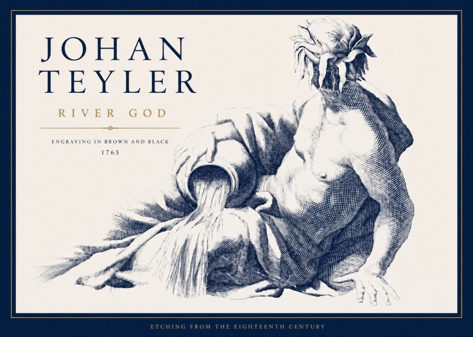 Johan Teyler River God No3 - Juliste
