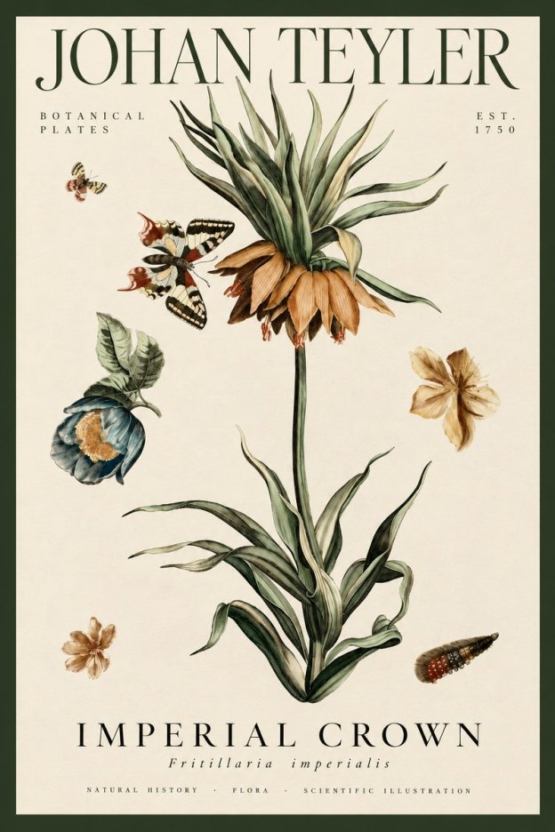 Johan Teyler Crown Imperial No4 - Juliste