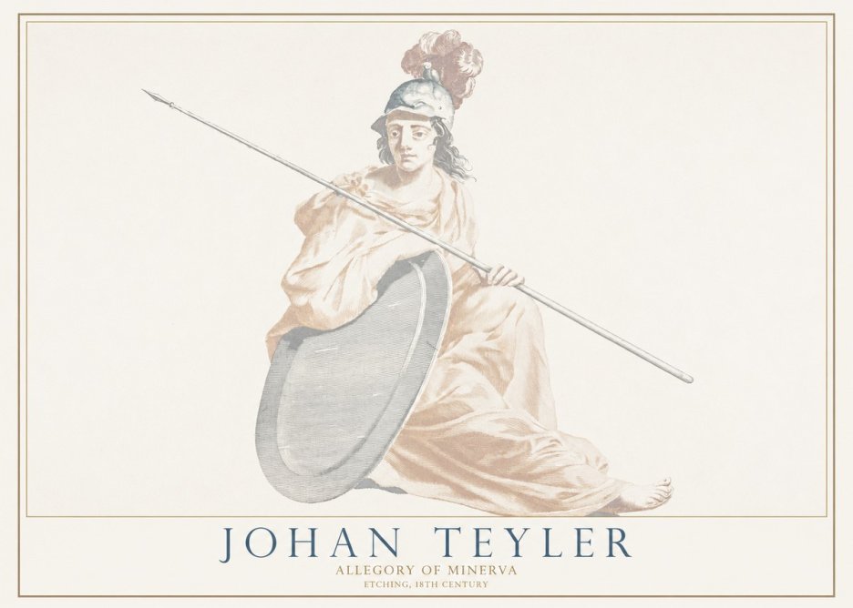 Johan Teyler Allegory of Minerva No1 - Juliste