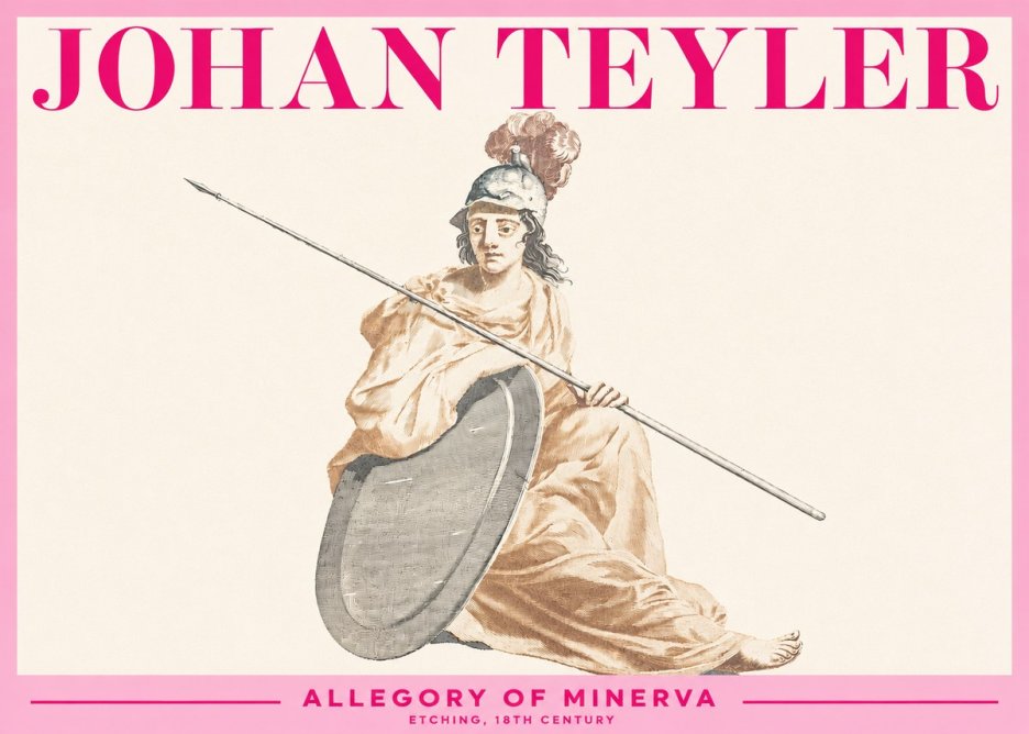Johan Teyler Allegory of Minerva No3 - Juliste