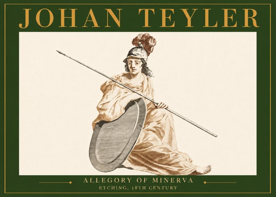 Johan Teyler Allegory of Minerva No4 - Juliste