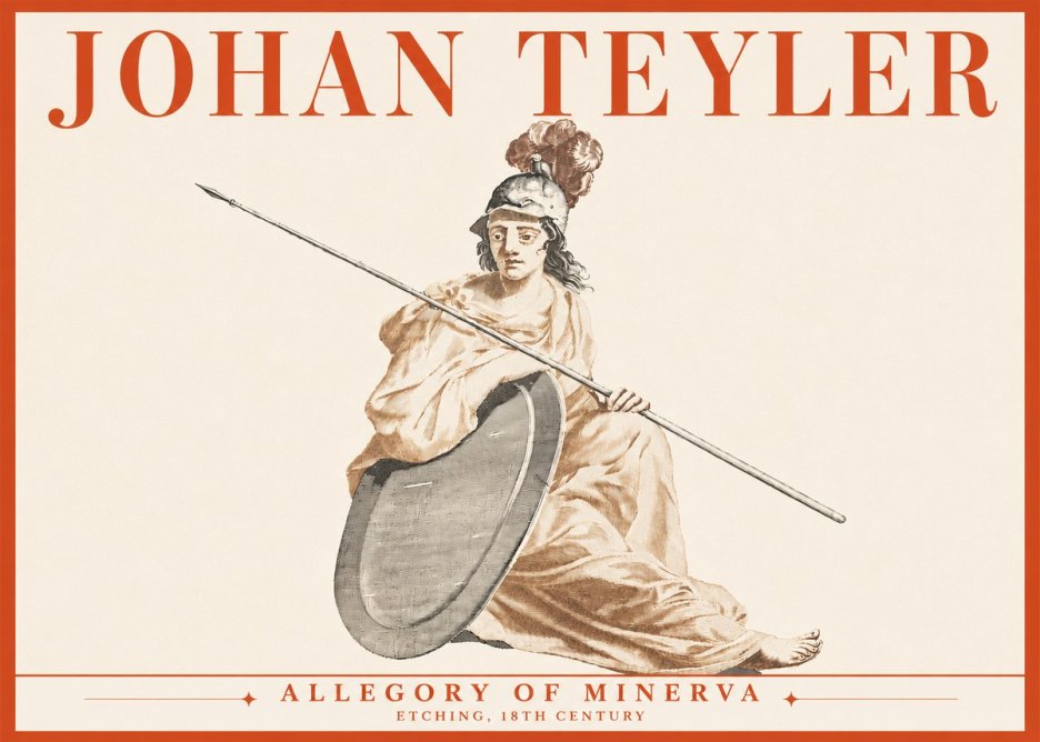Johan Teyler Allegory of Minerva No5 - Juliste