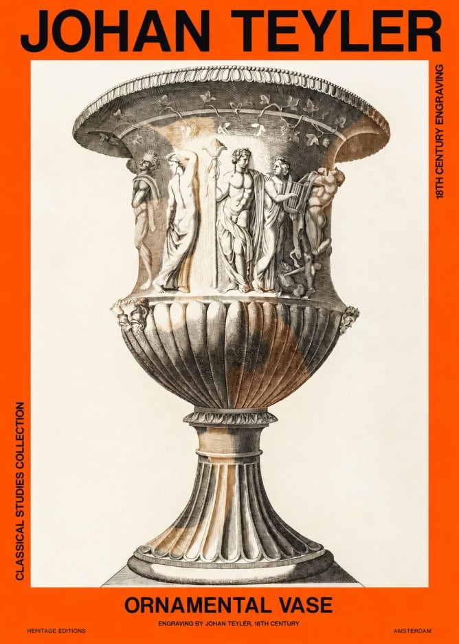 Johan Teyler Ornamental Vase II No2 - Juliste