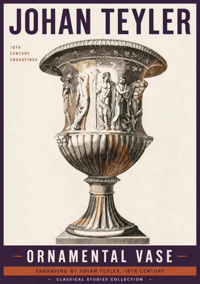 Johan Teyler Ornamental Vase II No6 - Juliste