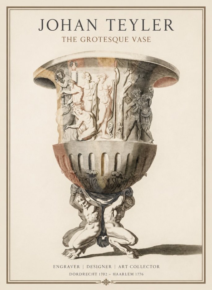 Johan Teyler The Grotesque Vase No1 - Juliste