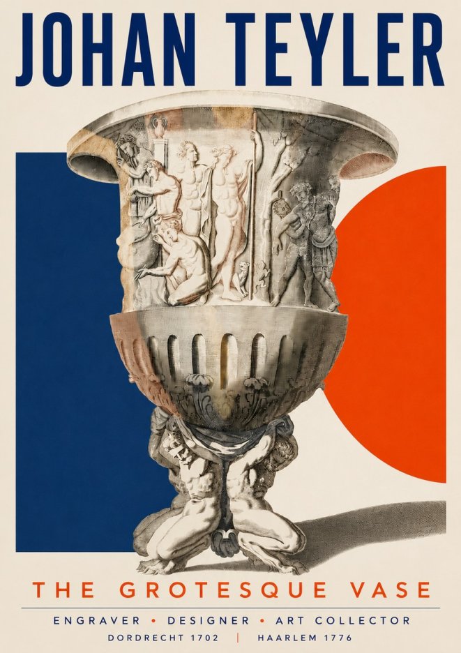 Johan Teyler The Grotesque Vase No4 - Juliste
