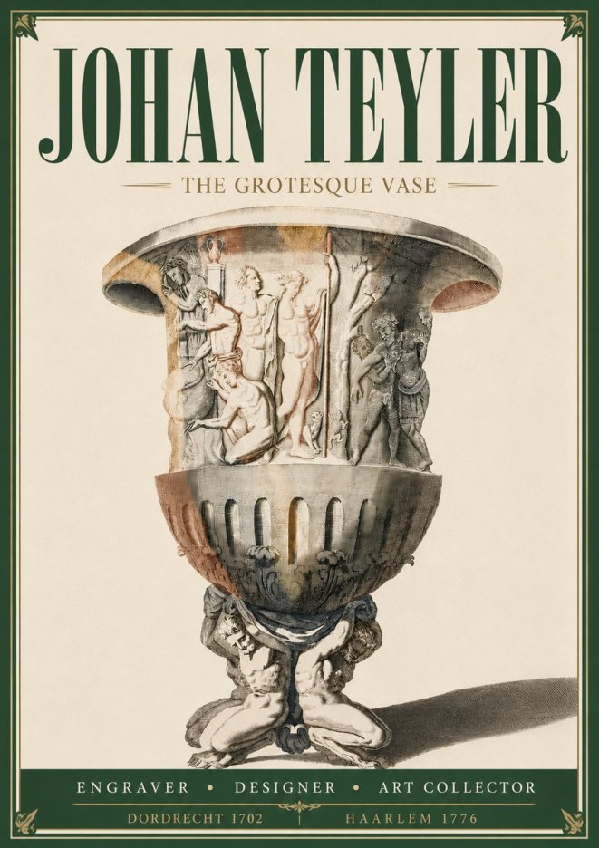 Johan Teyler The Grotesque Vase No5 - Juliste