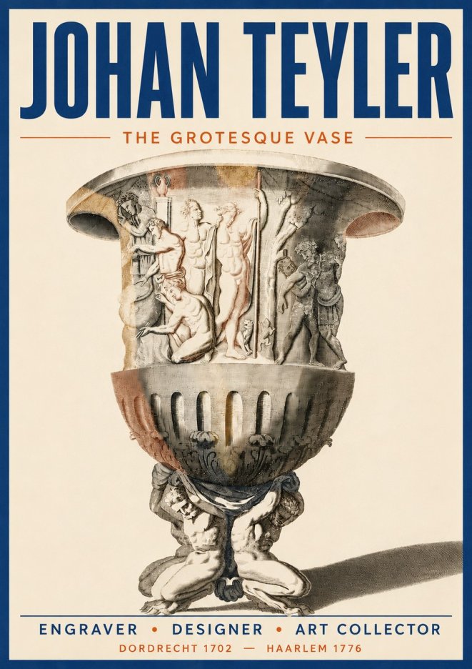 Johan Teyler The Grotesque Vase No6 - Juliste