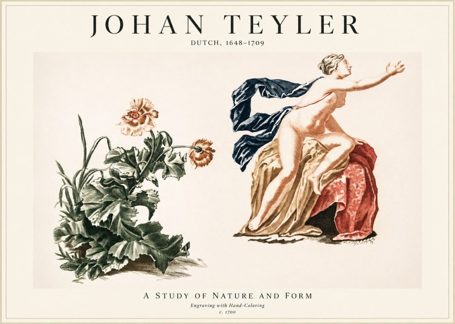 Johan Teyler A Study of Nature and Form No1 - Juliste