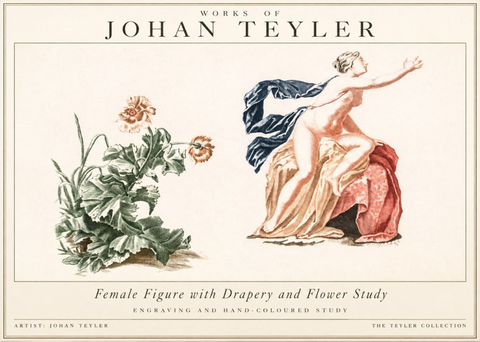 Johan Teyler A Study of Nature and Form No3 - Juliste