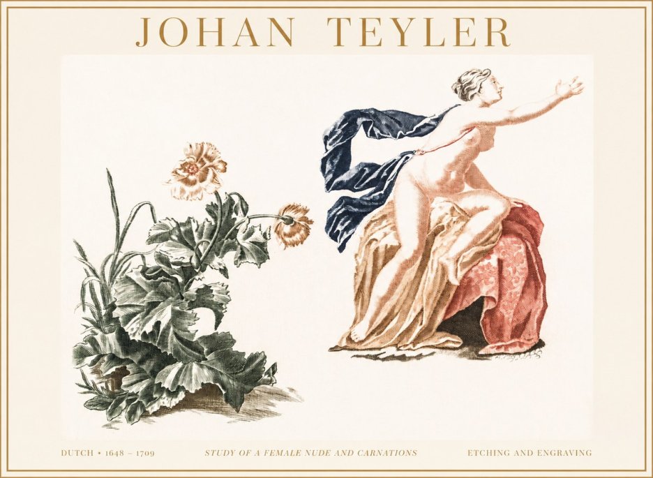 Johan Teyler A Study of Nature and Form No4 - Juliste