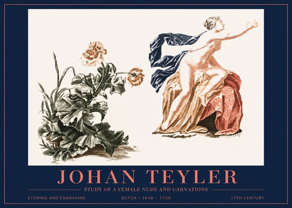 Johan Teyler A Study of Nature and Form No5 - Juliste