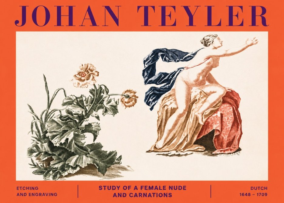 Johan Teyler A Study of Nature and Form No6 - Juliste